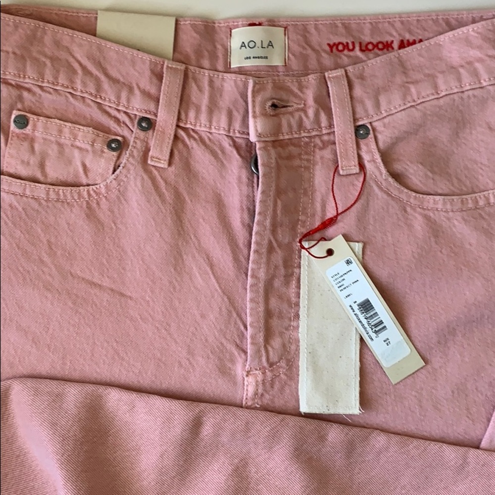 A O. LA High-Rise Girlfriend Slim Jeans - Picture 3 of 8